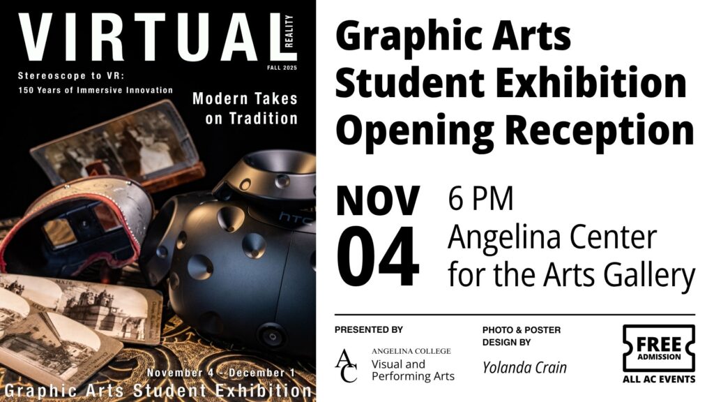 Angelina College Graphic Arts Students Displaying Works