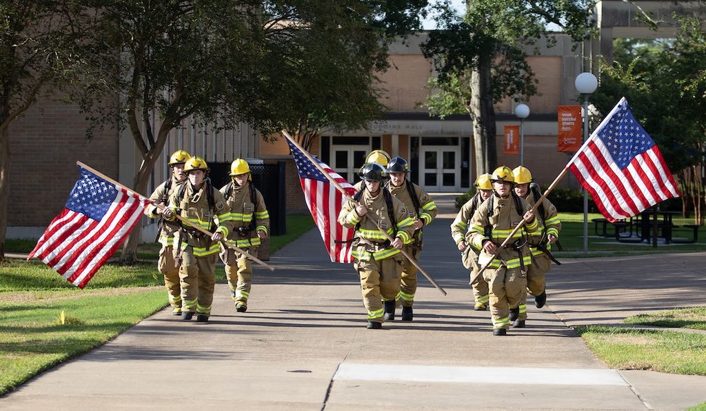 Angelina College Fire Academy Pays Tribute on 9/11