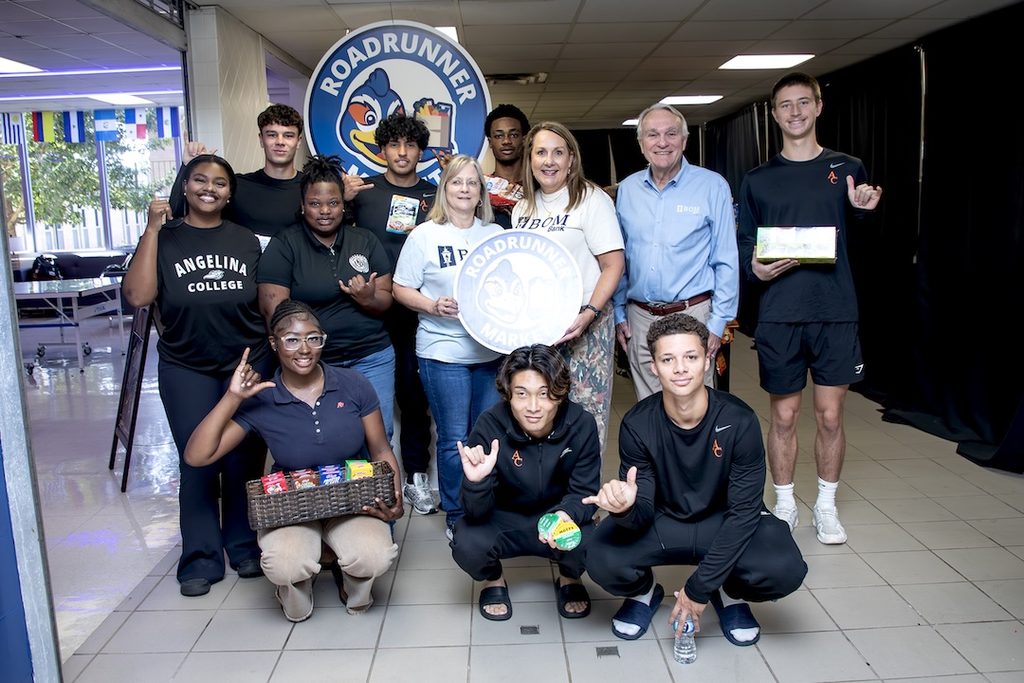 BOM Donates to Angelina College’s Roadrunner Market